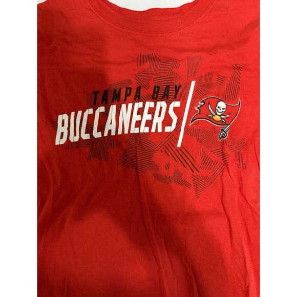 š NFL TEAM APPAREL FLORIDA BUCS TAMPA BAY BUCCANEERS FOOTBALL LOGO T SHIRT SZ M - Picture 2 of 4
